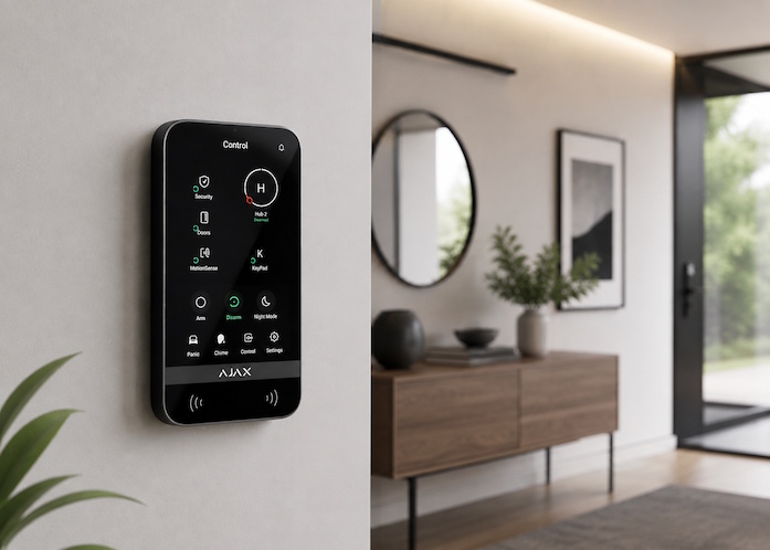 Ajax residential security system installation for private house in Ottawa Ontario